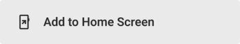 Add to Home Screen option highlighted